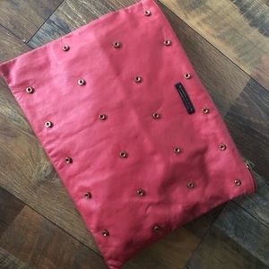 Maison Scotch studded clutch